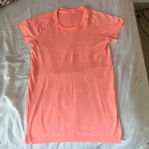 LuluLemon Coral Workout T-shirt
