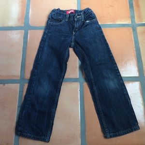 Levi's boys size 7 dark jeans