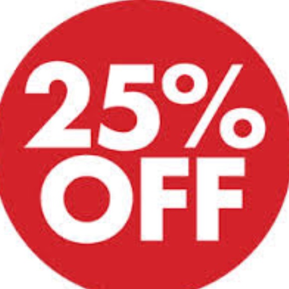 25% off 2 or more items