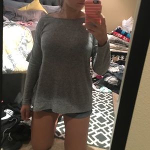 Long sleeve grey shirt