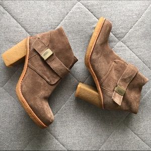 Ugg suede ankle boots