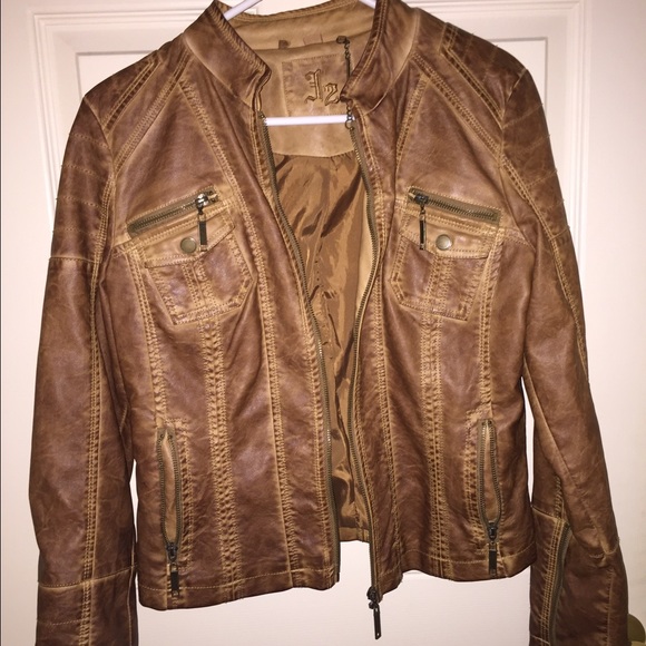Tan/Brown leather jacket