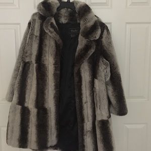 Faux fur jacket
