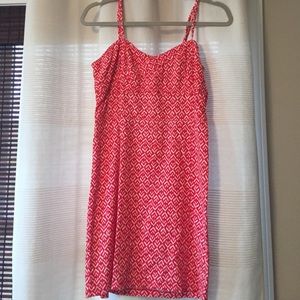 Red and white Free People Dress