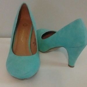 Baby Blue Heels