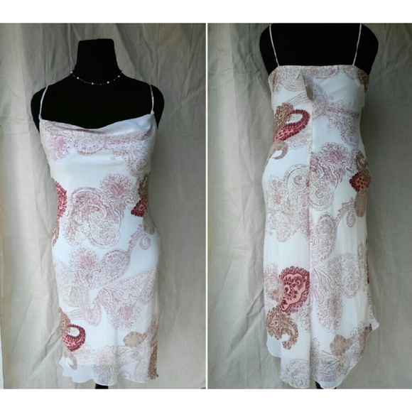 Paisley Chiffon Dress