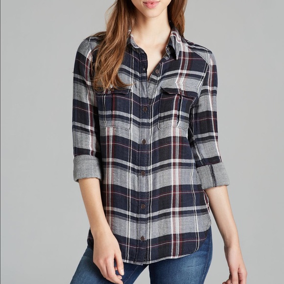 PAIGE Tops - Paige Jeans Kadie Shirt in Amour Plaid