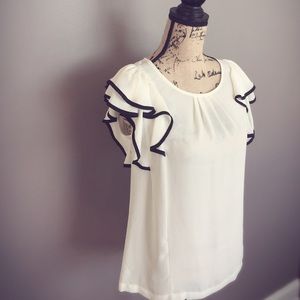 Forever 21 tiered sleeve top