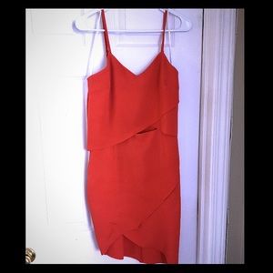 Elliatt (Revolve) Red Cocktail/Wedding Guest Dress