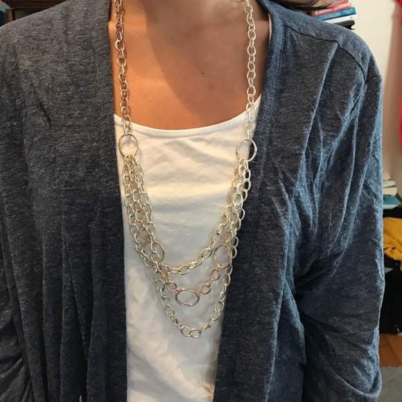 3 Layered chain necklace