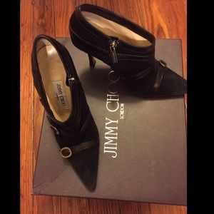 Jimmy Choo booties black suede
