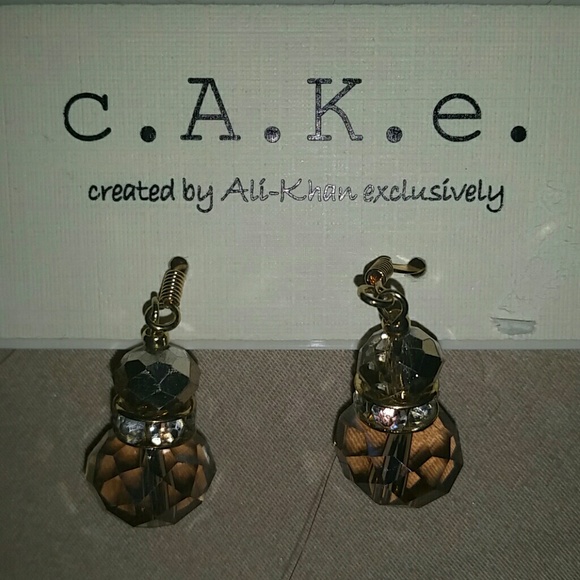 NWT c.A.K.e earrings created by Ali Khan