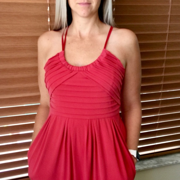 Gorgeous coral bcbgeneration dress
