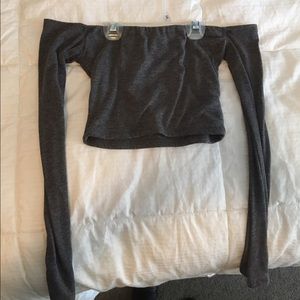 Tobi off the shoulder crop top