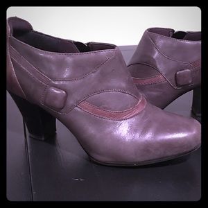 Clarks Ankle Boots/ Shooties Grey and Brown