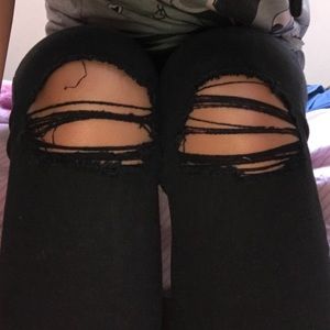 NWOT PacSun black ripped  jeans