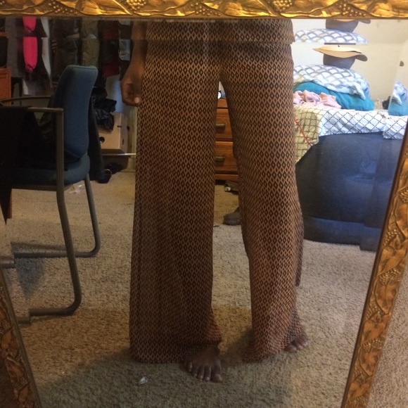 Boho wide leg