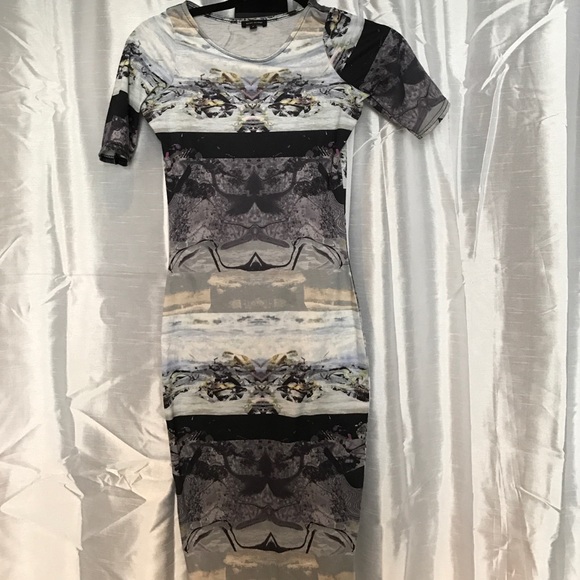 River Island Patterned T shirt Dress