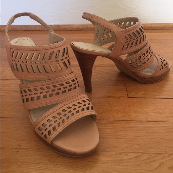 Adrienne Vittadini Leather Laser Cut Heels