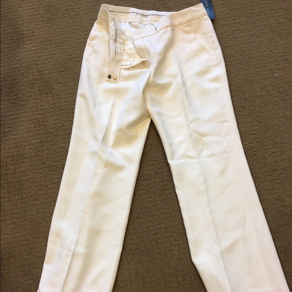 Anne Klein cream dress pants with tags