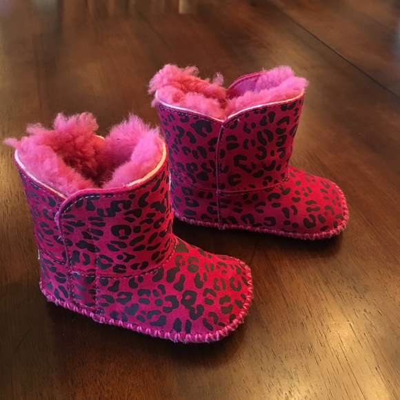 Leopard Print Pink Toddler UGG Boots