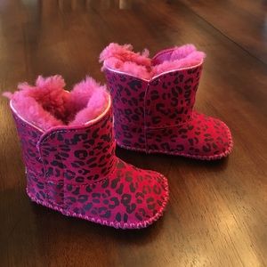 Leopard Print Pink Toddler UGG Boots