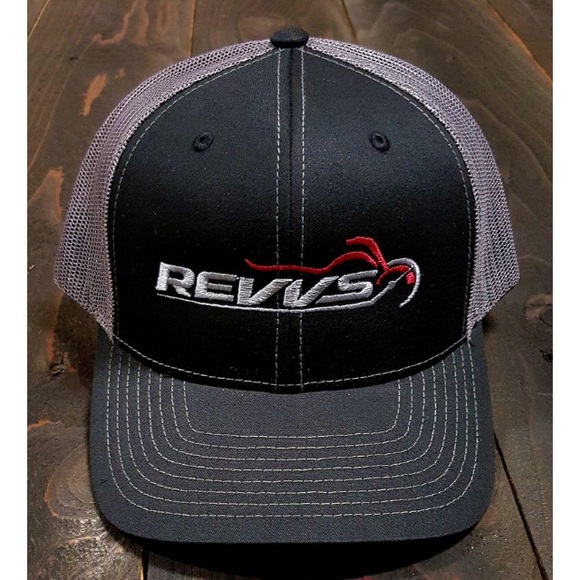 Revvs trucker mesh snap back hat - Picture 1 of 1