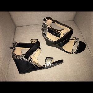 Kenneth Cole wedge heels.