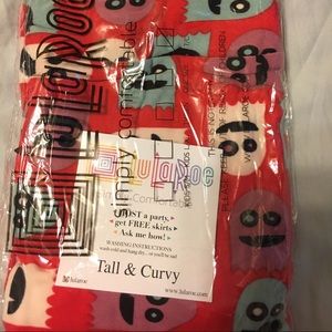 LulaRoe TC Halloween ghost leggings NWT