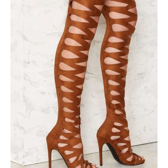 Over the knee Nasty Gal stiletto heels