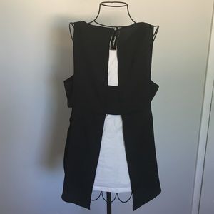 Express open back tank top