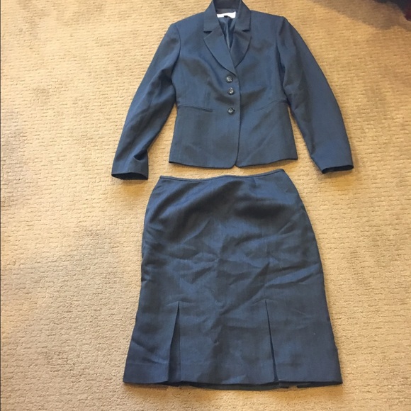 Dresses & Skirts - Travis Ayers grey/blue skirt suit set