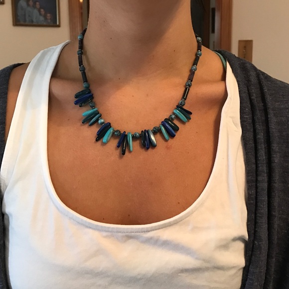Boho beaded necklace