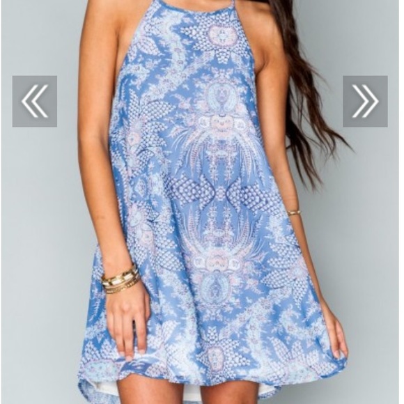 SHOW ME YOUR MUMU KATY HALTER DRESS