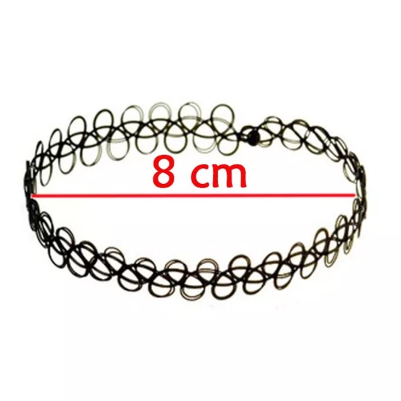 💗GIFT-YIN YANG CHARM TATTOO STRETCH CHOKER BOHEM - Picture 4 of 4
