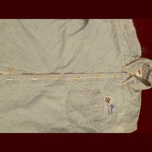 Lee sports vintage St. Louis Rams jean shirt