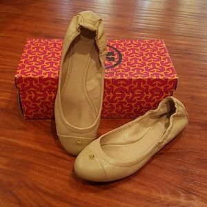 Tory Burch Camellia Pink/ Nude York Ballet Flats
