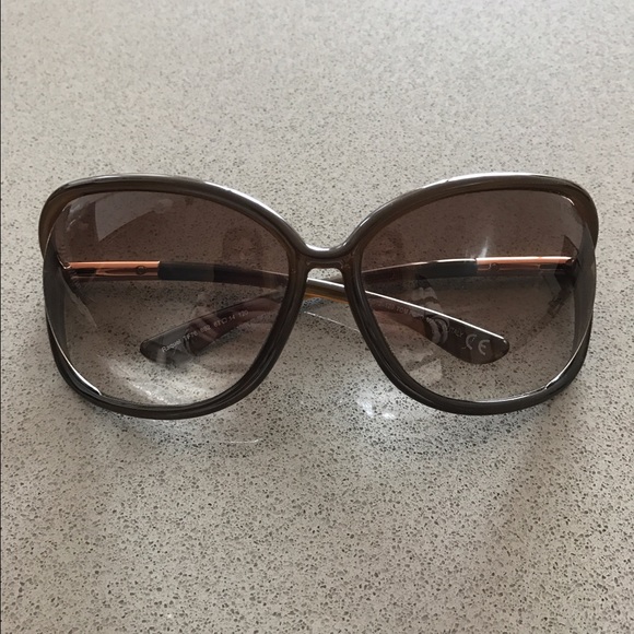 Tom Ford sunglasses, brown, large frames