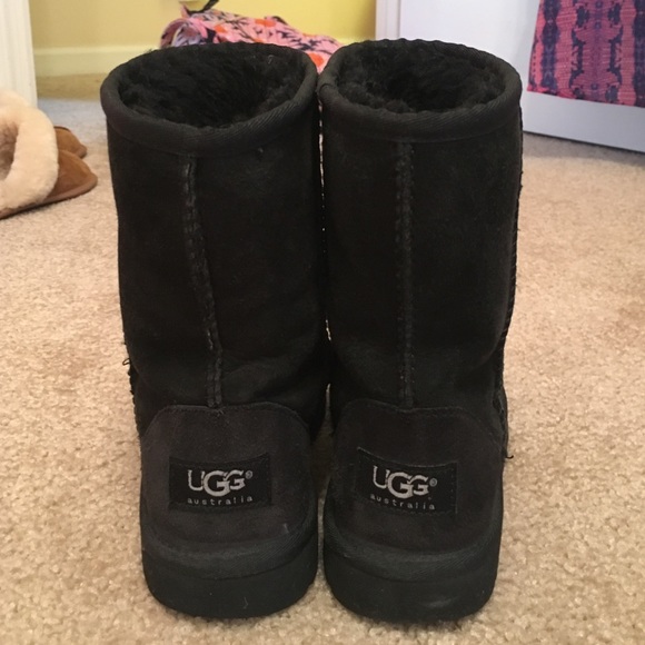 Short Black UGGS.