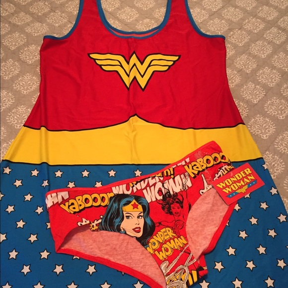 New Wonder Woman night shirt and underwear.