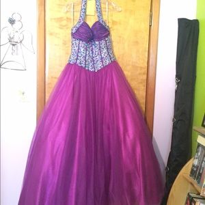 Purple Ballroom Dress