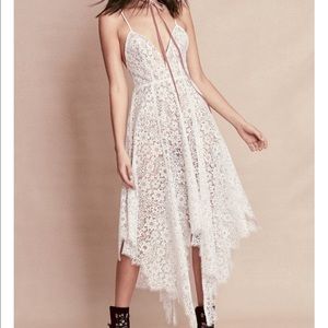 For Love & Lemons White Rosemary midi dress