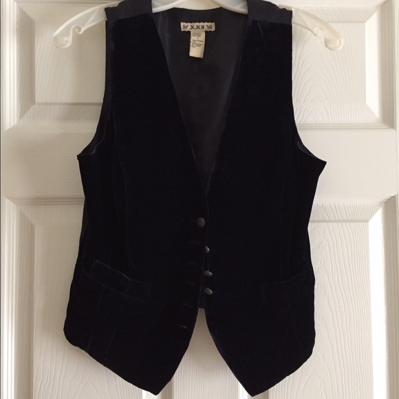 Blue Velvet Vest