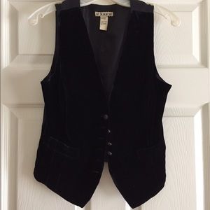 Blue Velvet Vest