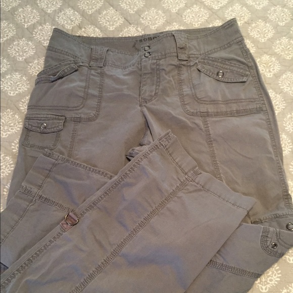 Crop/ straight leg parachute style pants