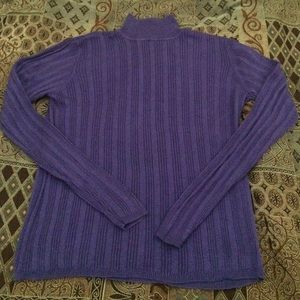 Liz Claiborne silk turtleneck sweater