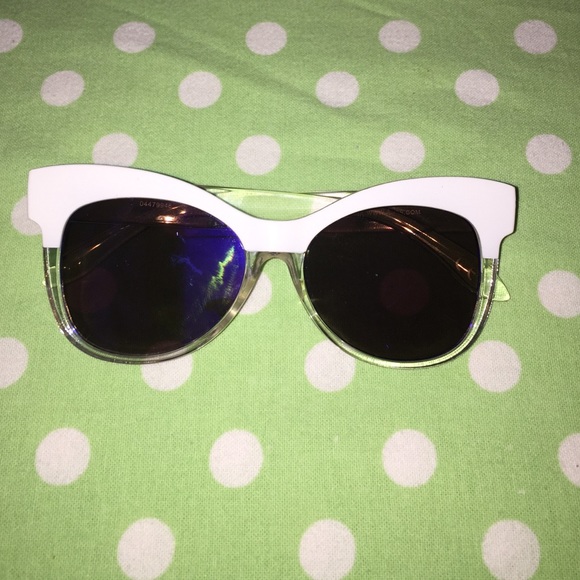 White and Clear Sunglasses