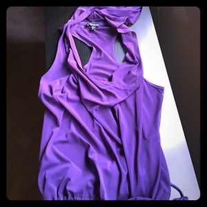 Mesh Work out BEBE Sport over tank.