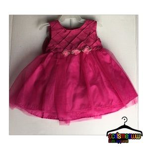 pink • dress • flowers • tulle