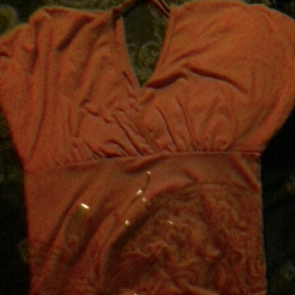 Pink long semi dressey shirt